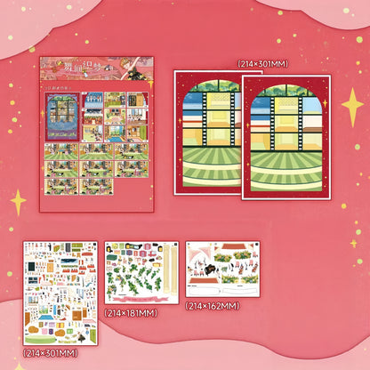 Dream Life 3D Sticker | 2 Cute Miniature Scenes