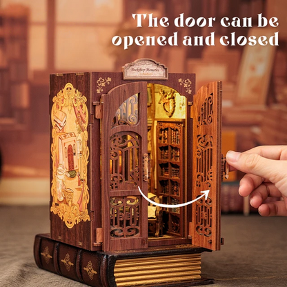 Bookstore Memories Owl Bookshop DIY Miniature House - English Instructions