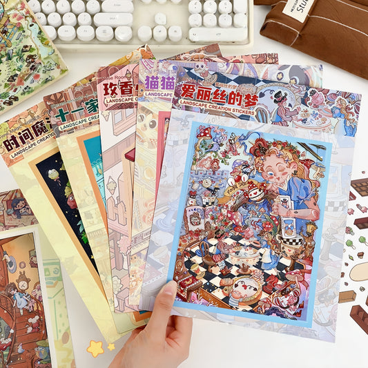 Enchanted Dreams 3D Sticker Book