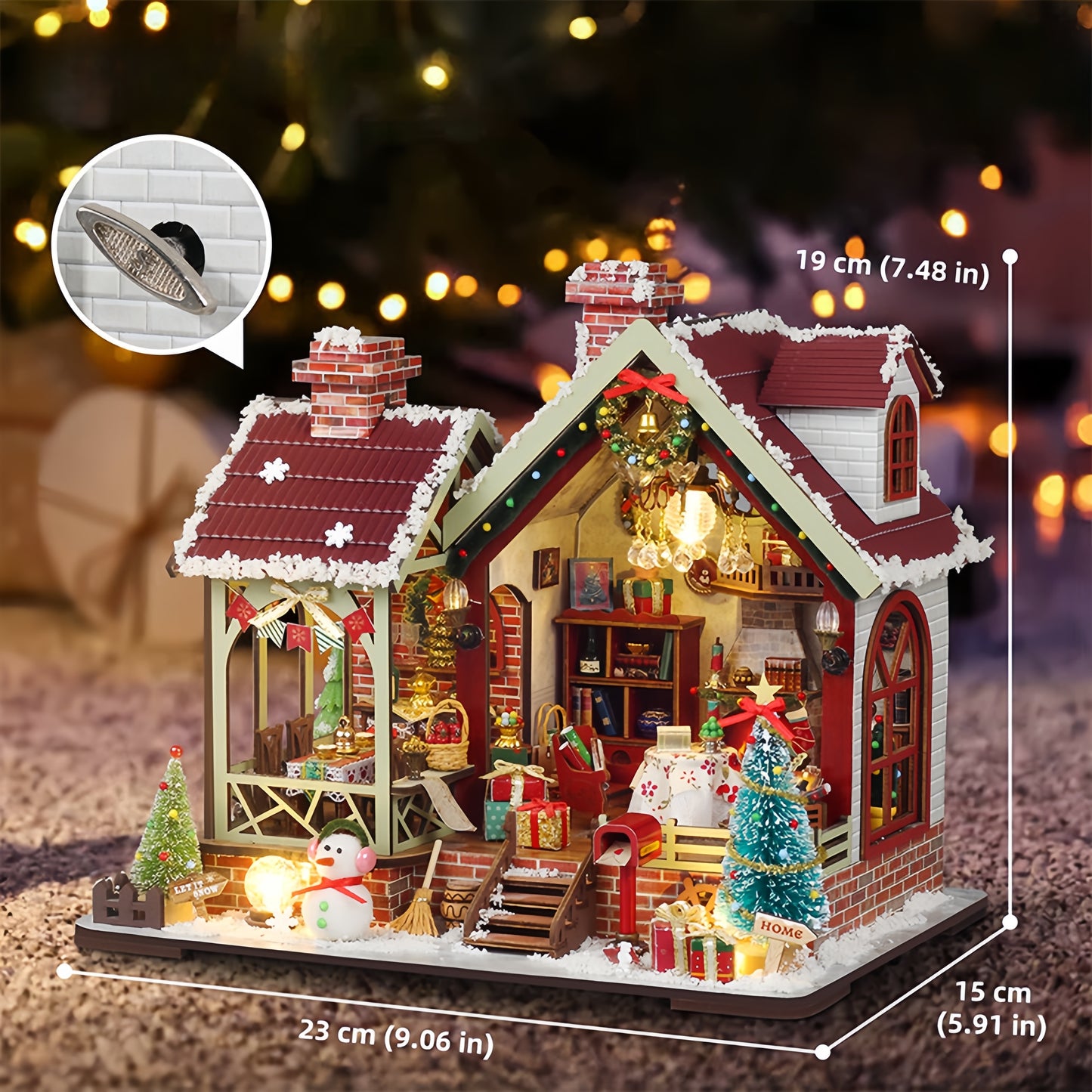 Holy Night Warm Pavilion DIY Miniature House - English Instructions