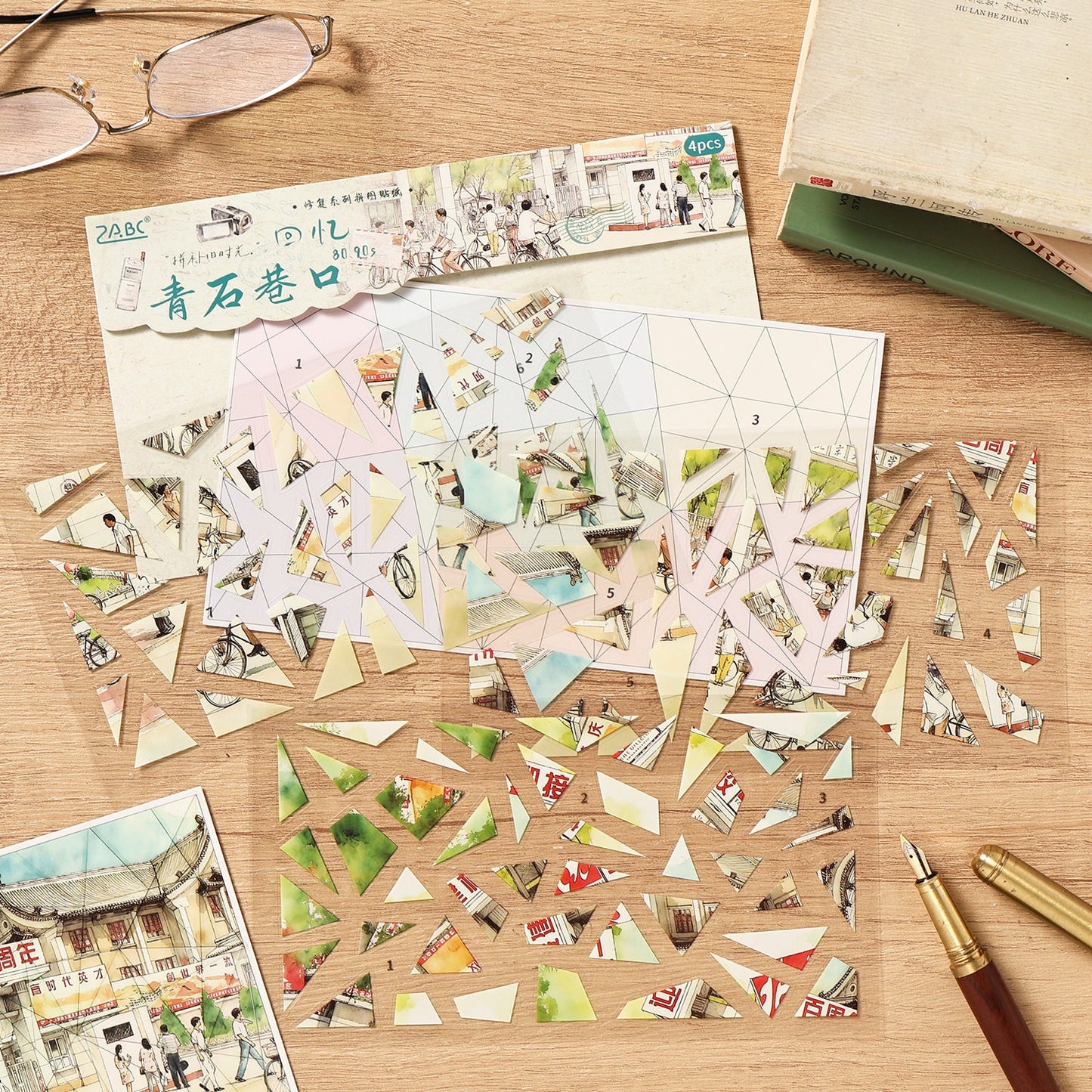 The Innocent Years 3D Sticker | 8 Cute Miniature Scenes