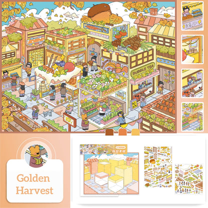 Paperfairy Tales 3D Sticker | 5 Cute Miniature Scenes