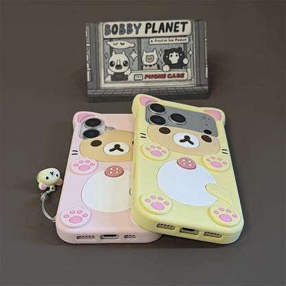 Cute Bear Silicone Phone Case