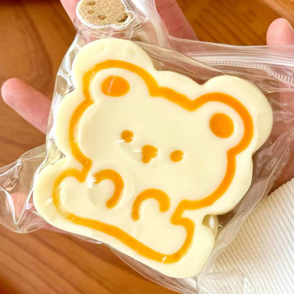 Cream Bear Cookie Squishy
