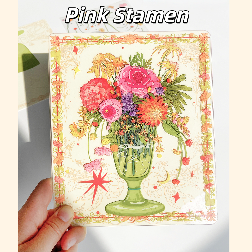 Among Flowers 3D Sticker | 2 Cute Miniature Scenes