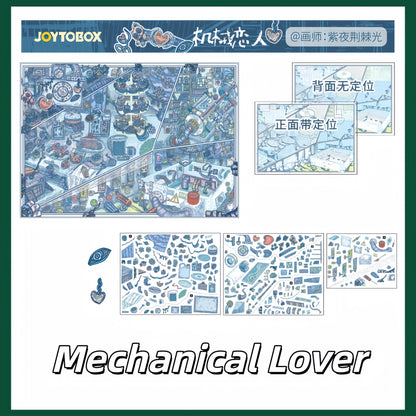 Joyful Life 3D Sticker | 4 Cute Miniature Scenes
