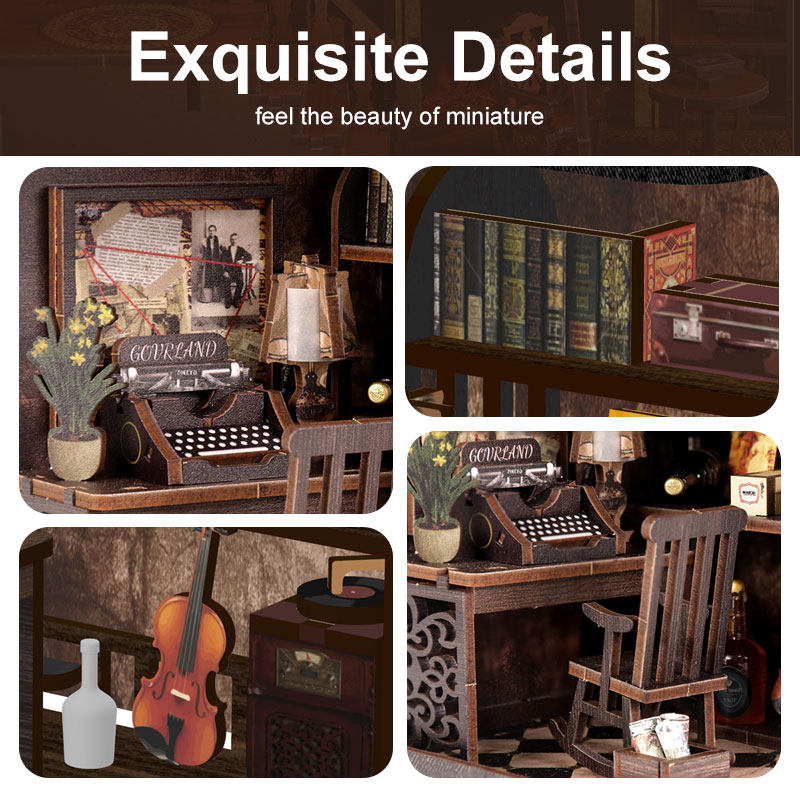 Detective Agency DIY Miniature House - English Instructions