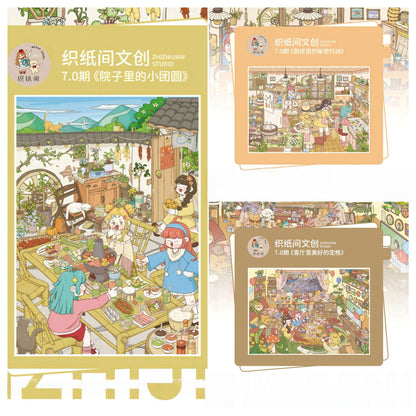 Household Diaries 3D Sticker | 3 Cute Miniature Scenes