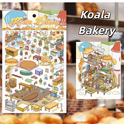 Dream Fairy Tale 3D Sticker | 4 Cute Miniature Scenes