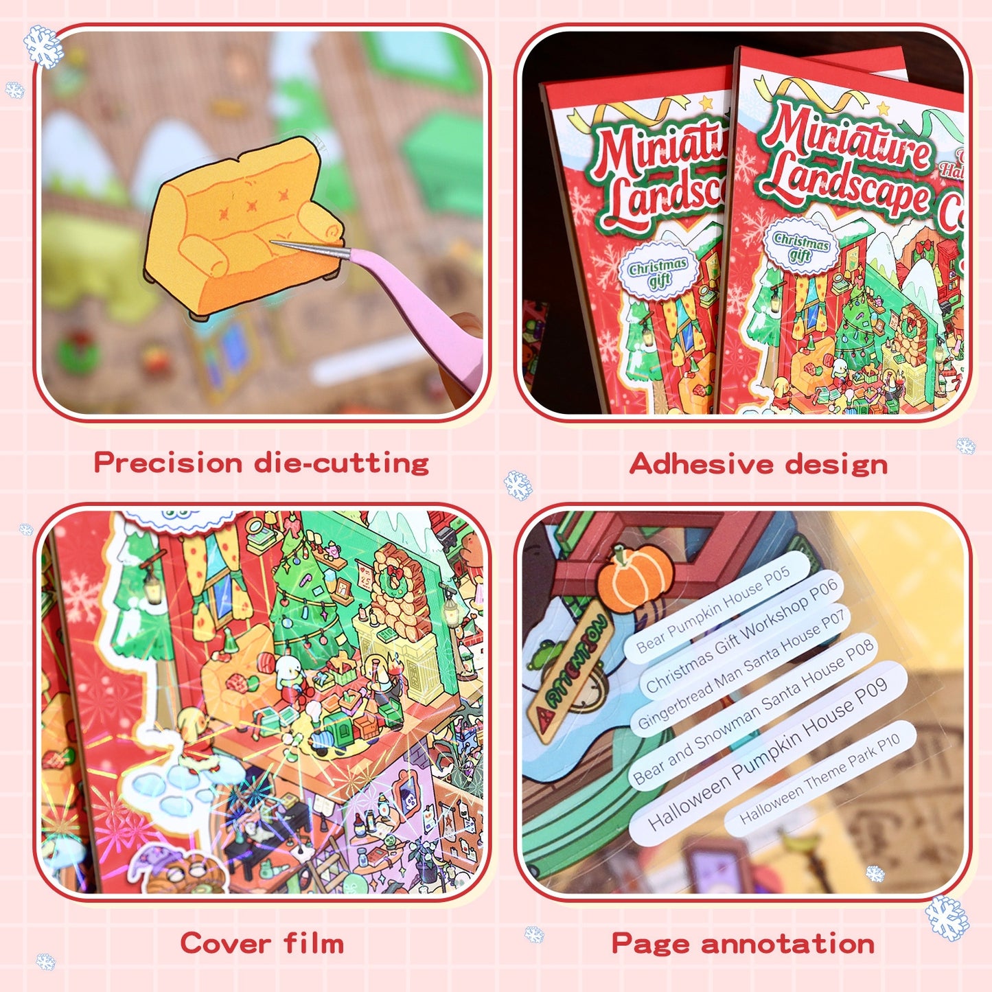 Christmas Series 3D Sticker Book