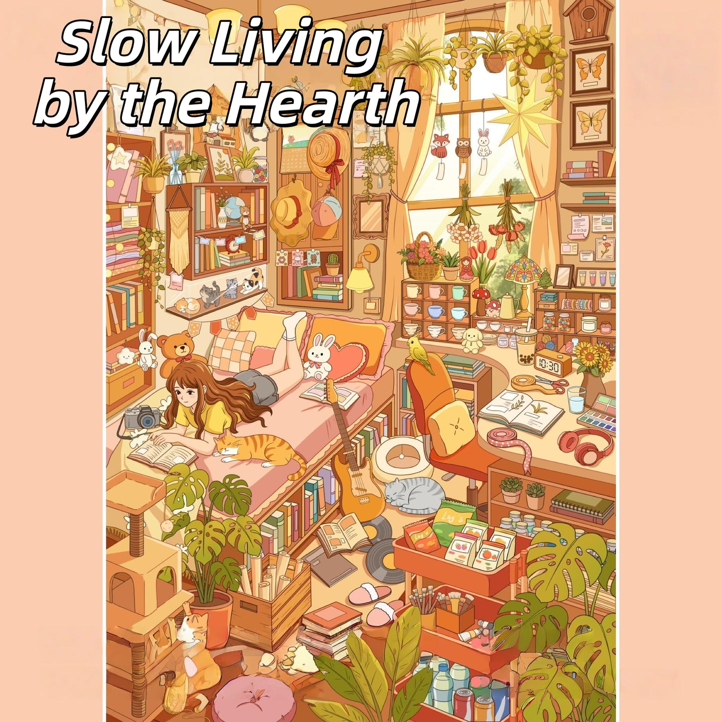 Dwelling Slowly 3D Sticker | 3 Cute Miniature Scenes