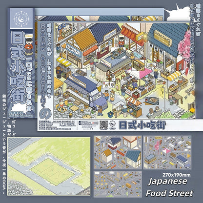 Summer Tales 3D Sticker | 4 Cute Miniature Scenes