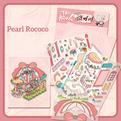 Artistic House 3D Sticker | 5 Cute Miniature Scenes