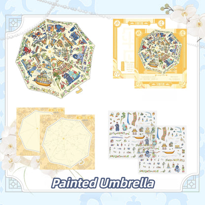 Intangible Cultural Heritage 3D Sticker | 3 Cute Miniature Scenes