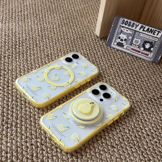 Snow Pear Magnetic Stand Acrylic Phone Case
