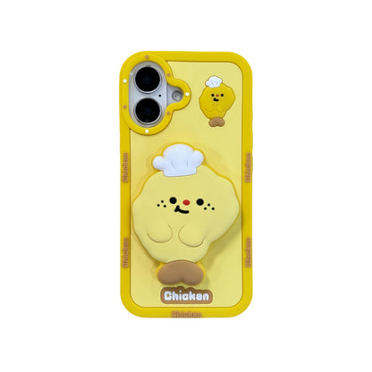 Drumstick Chef & Bread Stand Silicone Phone Case