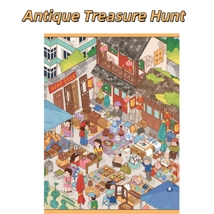 Hang Out 3D Sticker | 3 Cute Miniature Scenes