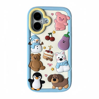 Cute Food and Animals Silicone Phone Case