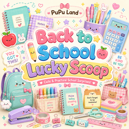 PuPu Land Back to School Lucky Scoop - Free Shipping