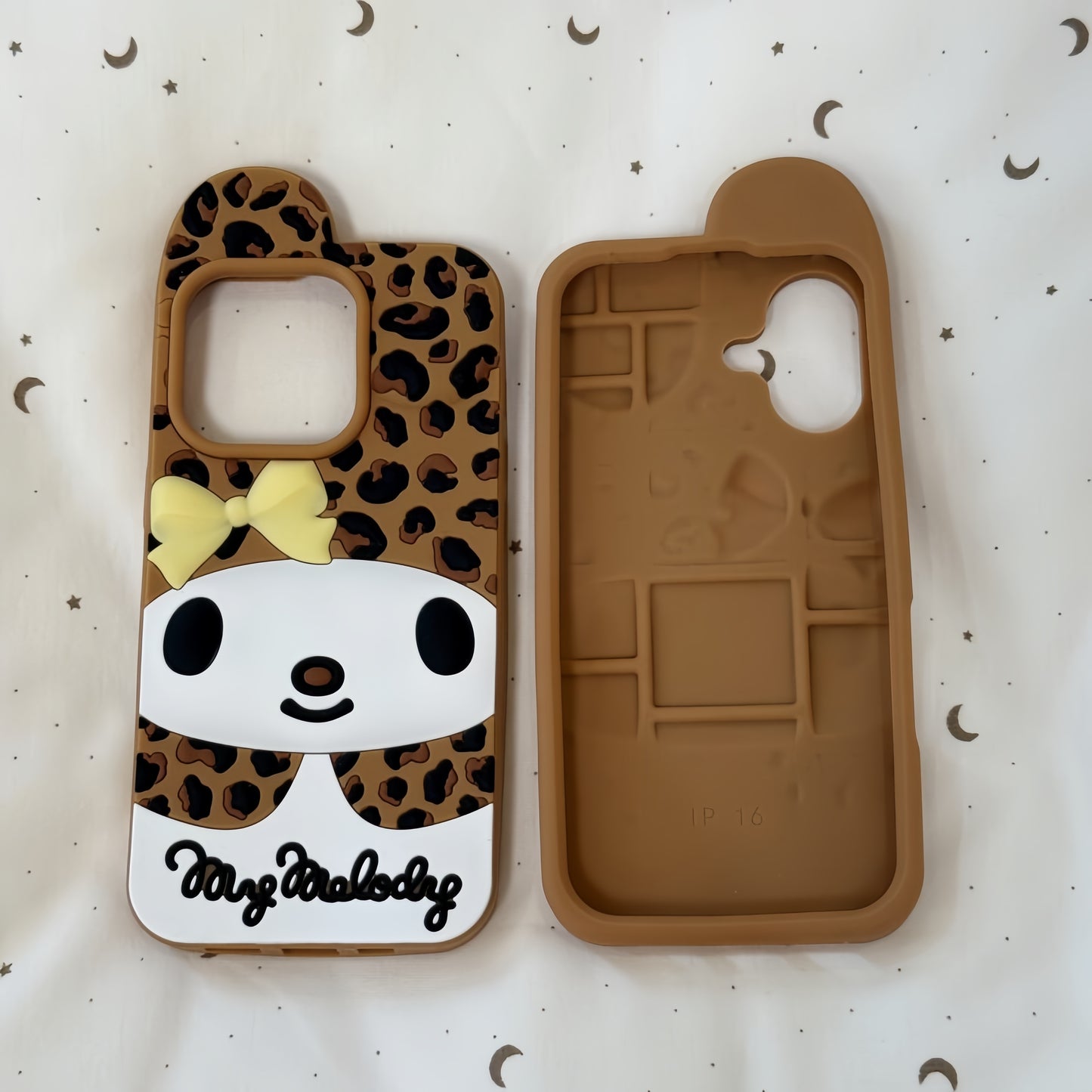 Leopard Print Bunny Silicone Phone Case