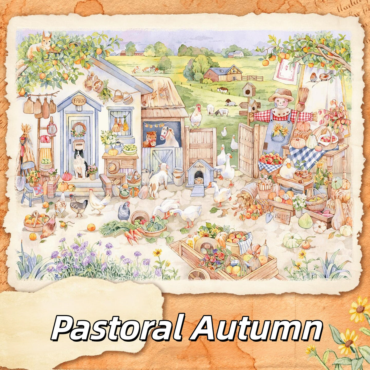 Seasonal Dreams 3D Sticker | 4 Cute Miniature Scenes