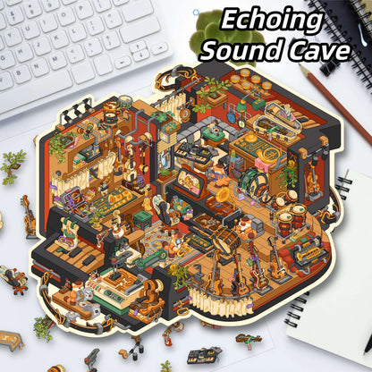 Squirrel‘s Little Shop 3D Sticker | 4 Cute Miniature Scenes