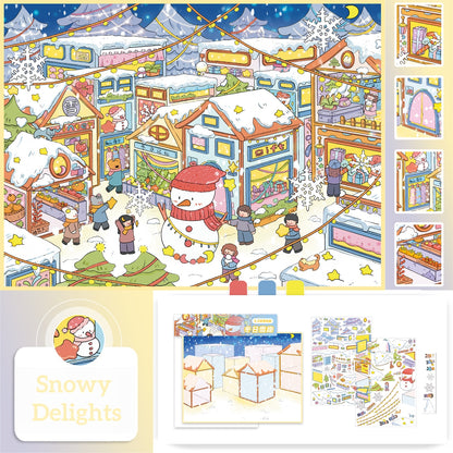 Paperfairy Tales 3D Sticker | 5 Cute Miniature Scenes