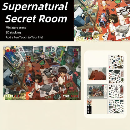 Supernatural Secret Room 3D Sticker