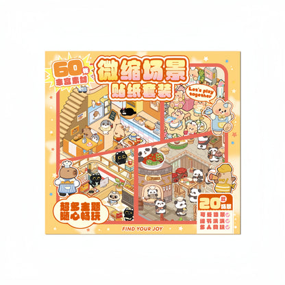 Animal Shop 3D Sticker Book