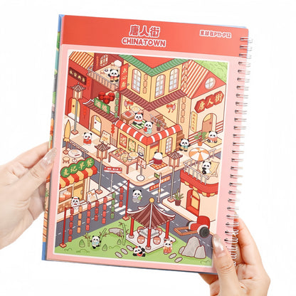 Holiday Leisure 3D Sticker Book