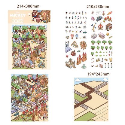 Micky Land 3D Sticker