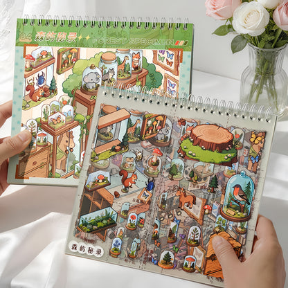 Shelf Display 3D Sticker Book