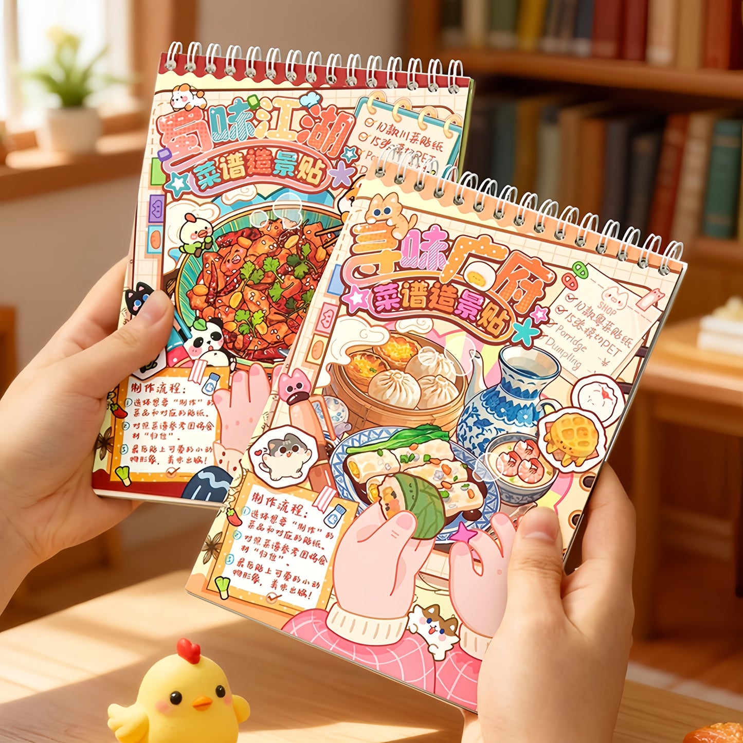 Chinese Food 3D Sticker Book