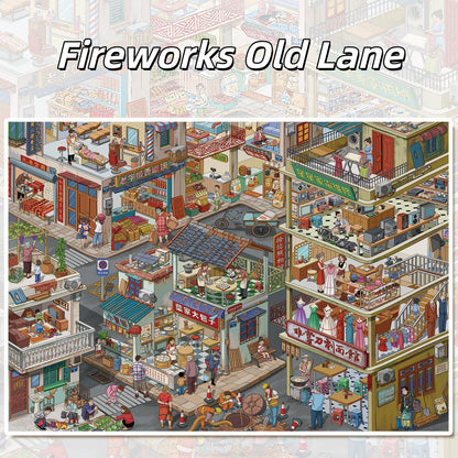 Street Views 3D Sticker | 6 Cute Miniature Scenes
