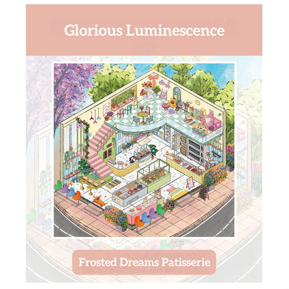 Glorious Luminescence 3D Sticker | 5 Cute Miniature Scenes