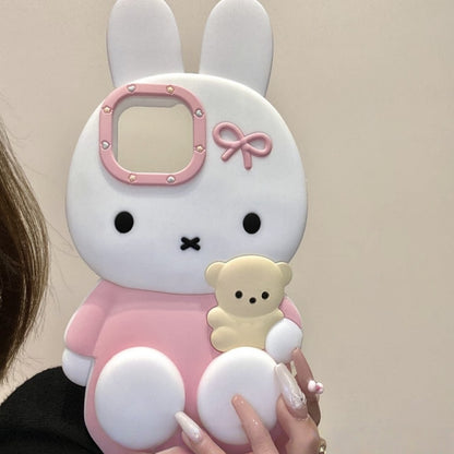 Standing Bunny Silicone Phone Case