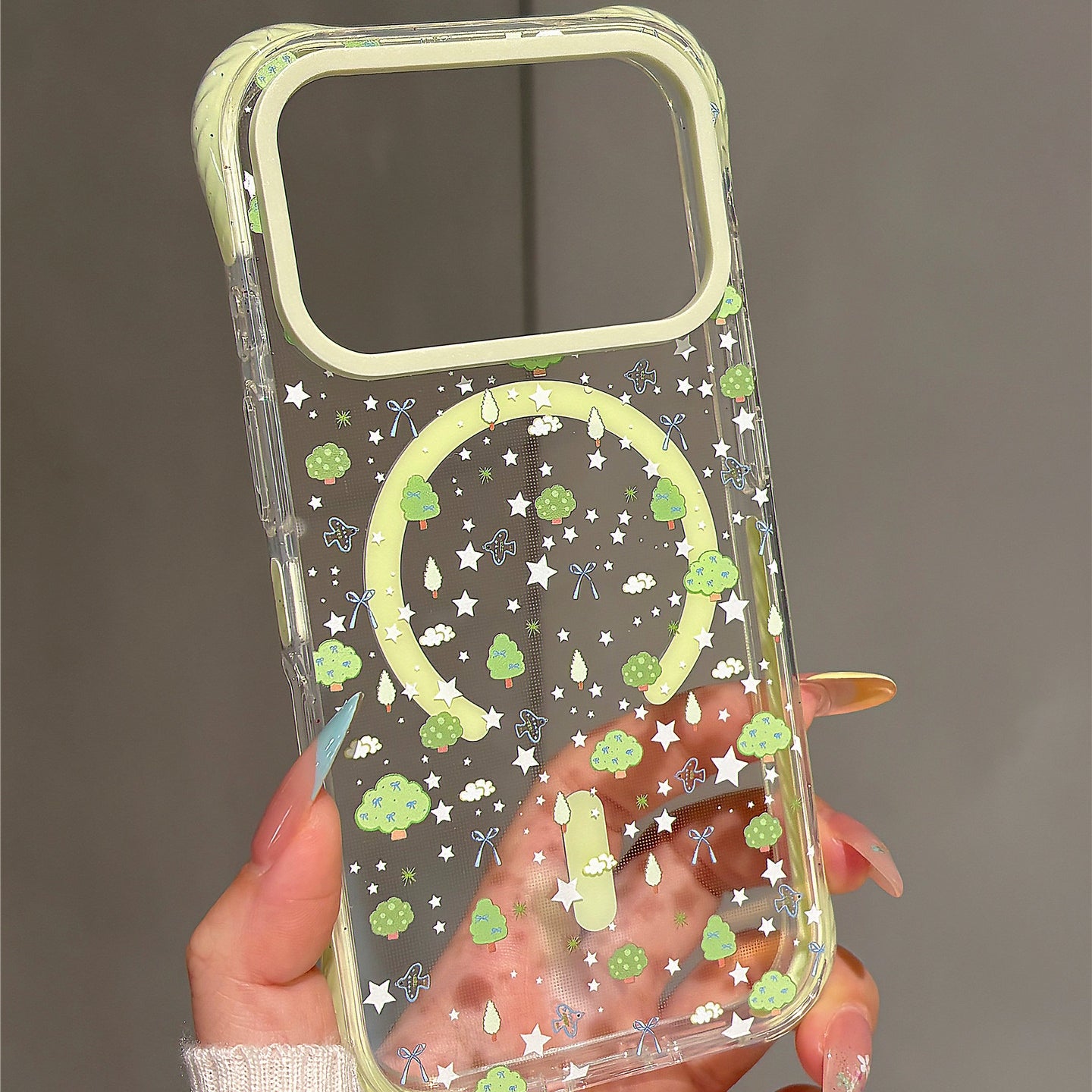 Tree Illustration Acrylic Phone Case
