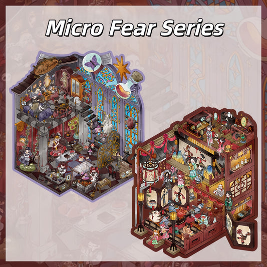 Micro Fear Series 3D Sticker | 2 Cute Miniature Scenes