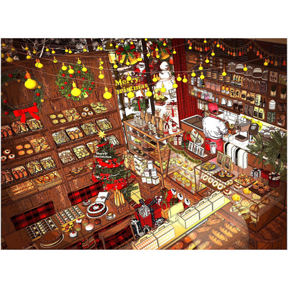 Christmas Bakery 3D Sticker