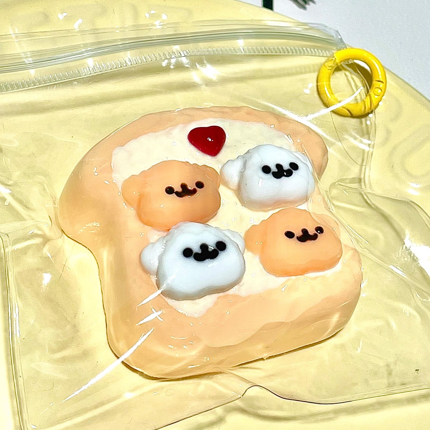 Line Puppy Toast Squishy