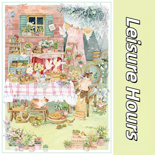 Tender Times 3D Sticker | 4 Cute Miniature Scenes