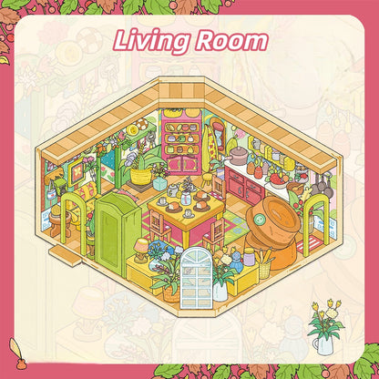 Arrietty's Home 3D Sticker | 3 Cute Miniature Scenes