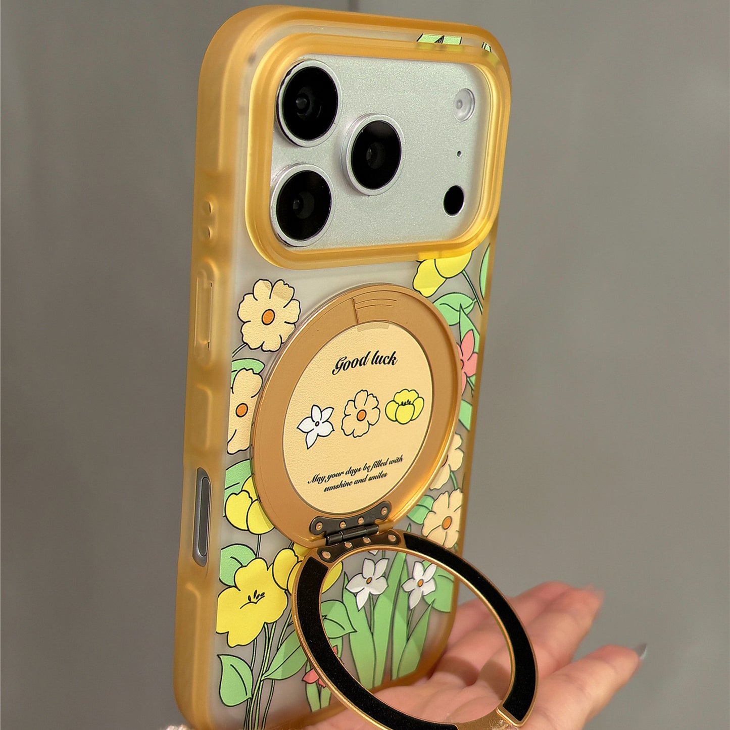 Little Daisy Stand Acrylic Phone Case