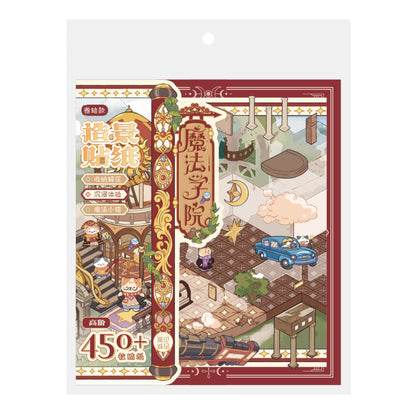 Magic Invitation 3D Sticker | 2 Cute Miniature Scenes