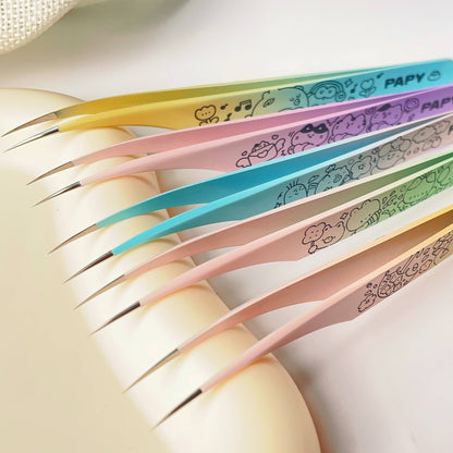 Colorful Papy Professional Sticker Tweezers