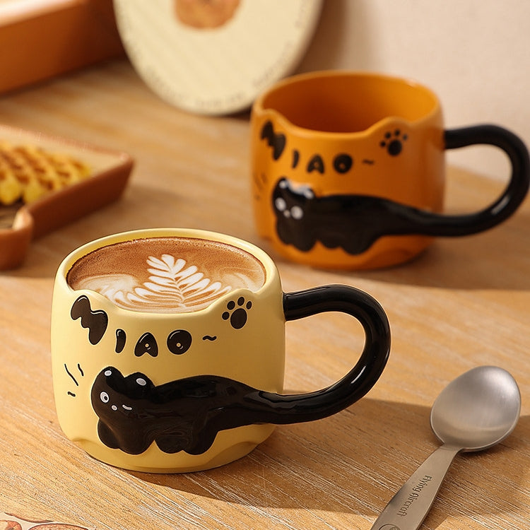 Black Kitty Ceramic Mug