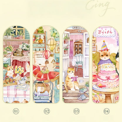 Tender Times 3D Sticker | 4 Cute Miniature Scenes