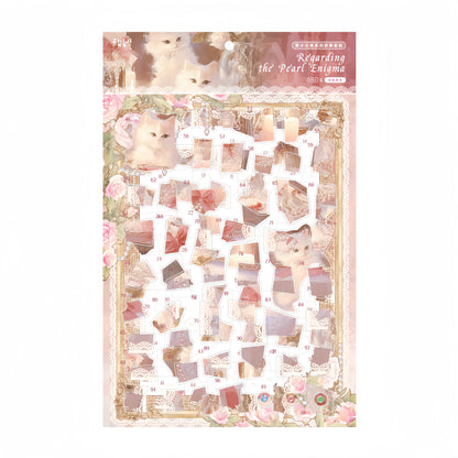 Searching for Secrets in the Fog 3D Sticker | 3 Cute Miniature Scenes