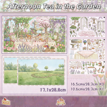 Dreamy Spaces 3D Sticker | 5 Cute Miniature Scenes