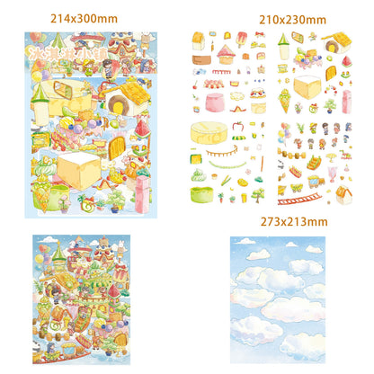 Ice Cream Town 3D Sticker